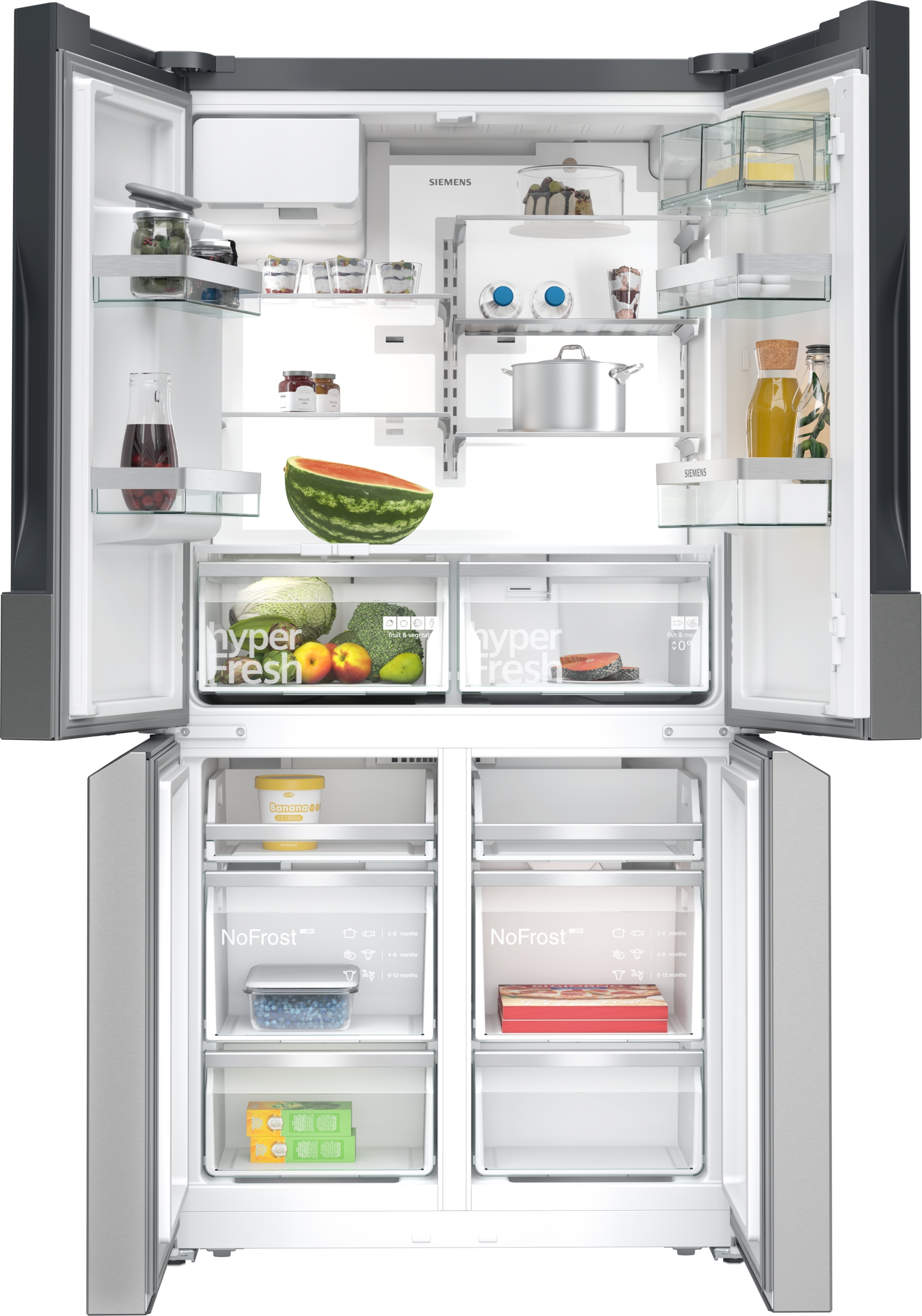 Siemens KF96DPPEA Køl/frys kombination Siemens KF96DPPEA Køl/frys kombination